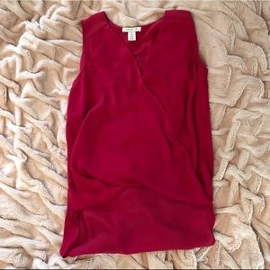 Red Arden B Cross Front Blouse